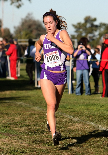 NCS XC D3 Girls-107.JPG - 2009 North Coast Section Cross Country Championships, Hayward High School, Hayward, California
